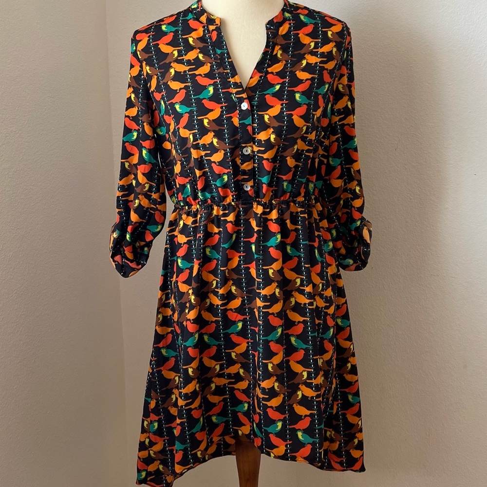 Romeo & Juliet Couture High Low Bird Dress - Picture 2 of 9